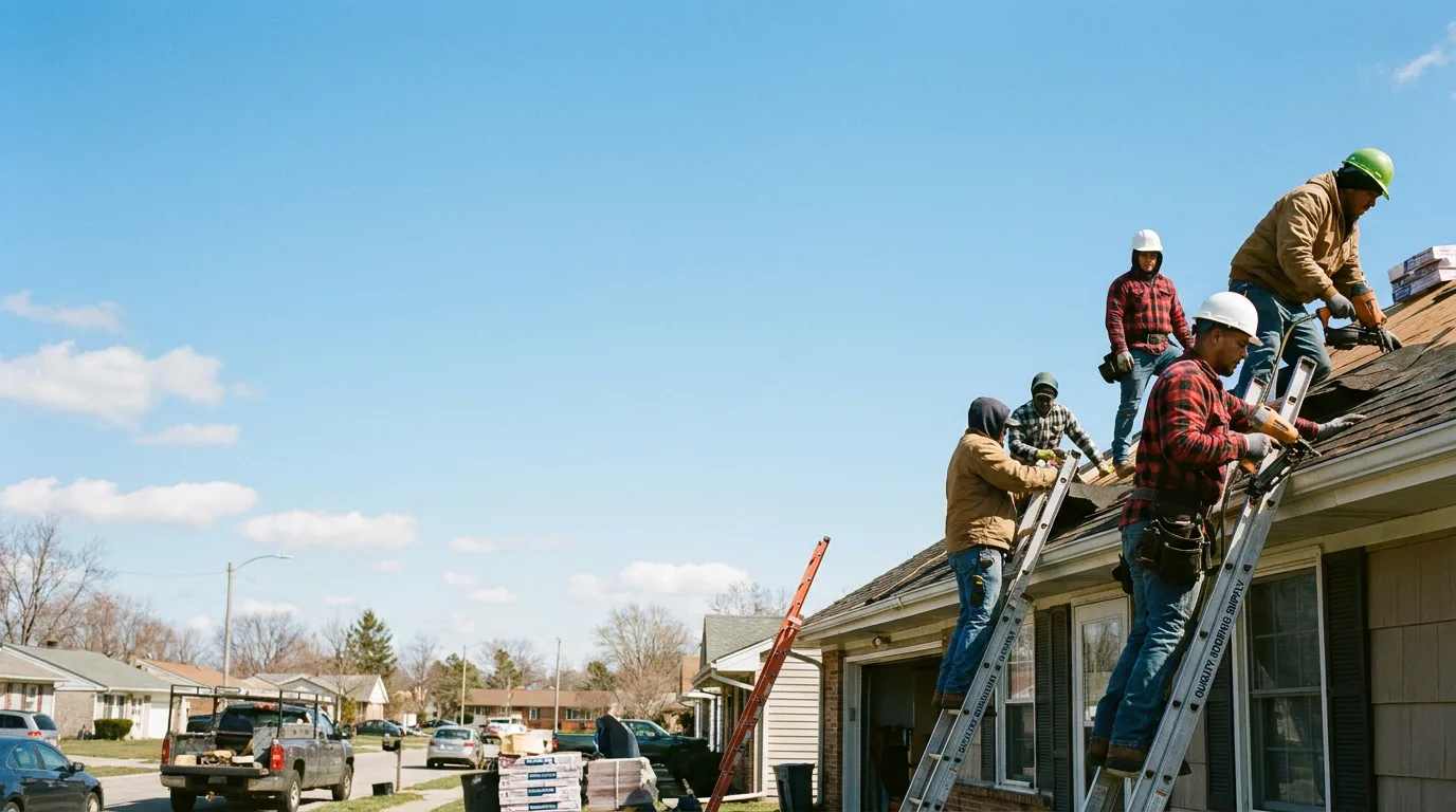 Roofing in Oquawka, IL near me